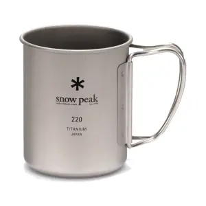 Simple Wall Titanium Mug Snow Peak 220 image-0