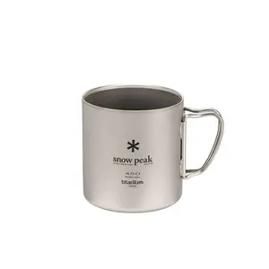 Mug en titane double paroi Snow Peak 450