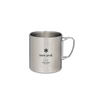 Stainless Steel Insulated Mug Snow Peak 450 image-0