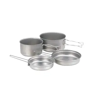 Set de cuisine multi-usages en titane Snow Peak Compact image-1