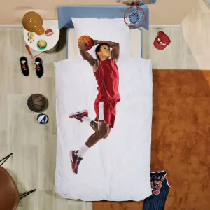 Comforter cover and pillowcase Snurk Basketball Star image-0