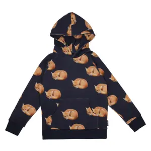 Hoodie, Kleinkinder Snurk Fan Palm Gots image-0