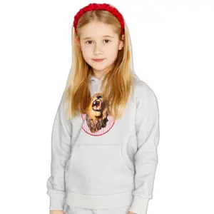 Hoodie Children's Snurk Lion Head on Gots image-1
