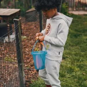 Hoodie Children's Snurk Lion Head on Gots image-3