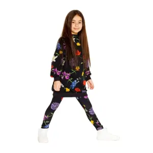 Dress sweat girl Snurk Bouquet Gots image-0