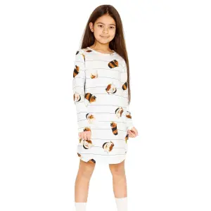 Girl's long sleeve dress Snurk Cavia Gots image-0