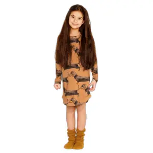 Girl's long sleeve dress Snurk James Gots image-0