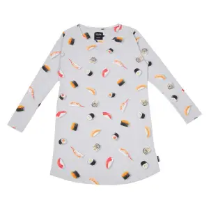 Vestido de manga comprida feminino Snurk Sushi Sunday Gots image-0