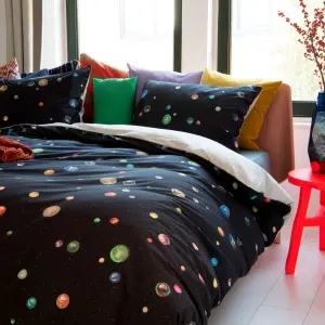 Comforter cover and pillowcase Snurk Marble Universe image-1