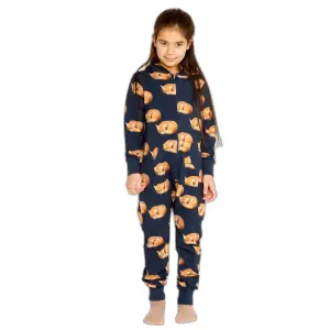 Children's romper Snurk Fan Palm Gots image-0