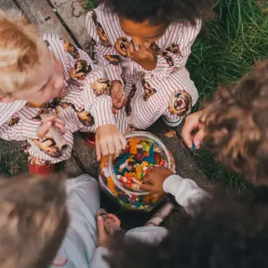 Children's romper Snurk Lion Gots image-2