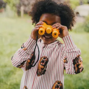 Children's romper Snurk Lion Gots image-4