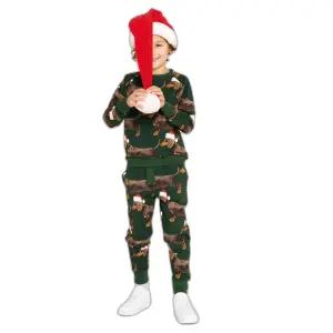 Kids' joggers Snurk James Xmas Gots image-0