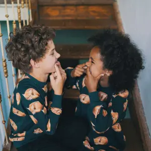 Dress sweat girl Snurk Fan Palm Gots image-4