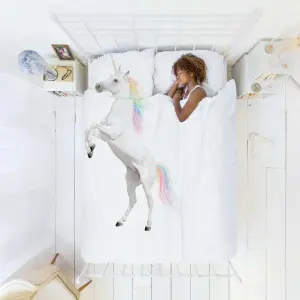 Comforter cover and pillowcase for children Snurk Unicorn image-2