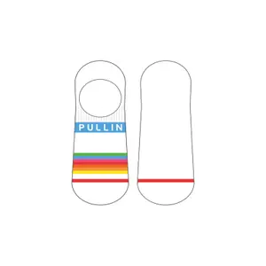 Socken Pull-in invisible arc-en ciel image-0