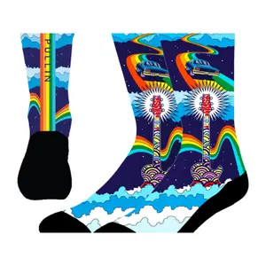 Chaussettes long Pull-in psychedelic image-0