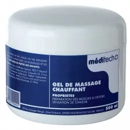 heating massage gel - 500 ml image-0
