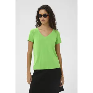 T-shirt da donna Soaked in Luxury SLColumbine V-neck image-1