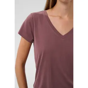 Tričko dámské Soaked in Luxury SLColumbine V-neck image-3