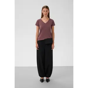 Tričko dámské Soaked in Luxury SLColumbine V-neck image-4
