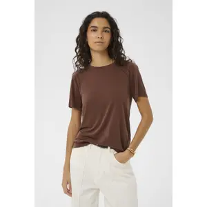 T-shirt de mulher Soaked in Luxury SLColumbine Crew-Neck image-1