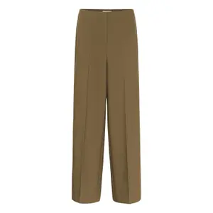 Pantalon femme Soaked in Luxury Corinne Wide Long image-0