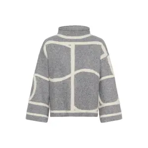 Woman sweater Soaked in Luxury SLSorea Mono image-1