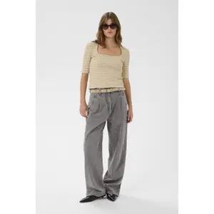 Wide Leg Women's Jeans Soaked in Luxury SLNinnia image-1