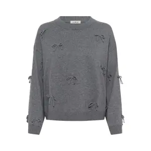 Woman sweater Soaked in Luxury SLSanja Bow image-0