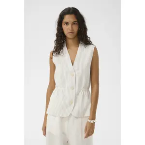 Sleeveless jacket for women Soaked in Luxury SLCandela image-2