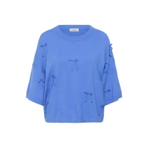 Woman sweater Soaked in Luxury SLSpina Boxy image-0