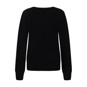 Women's V-Neck Sweater Soaked in Luxury SLSida image-1