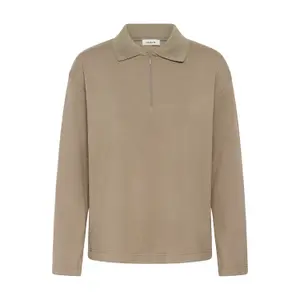 Women's polo sweatshirt Soaked in Luxury Marigold image-0