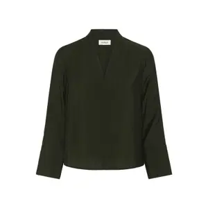 Women’s V-neck blouse Soaked in Luxury Leodora image-0