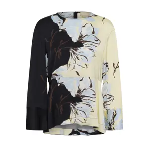 Long sleeve blouse for women Soaked in Luxury Cinna image-0