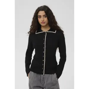 Cardigan mit Polo-Kragen Damen Soaked in Luxury SLLysandra image-2