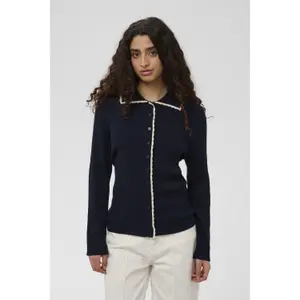 Lockerer Polo-Kragen Cardigan Damen Soaked in Luxury SLLysandra image-2