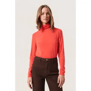 Camisola de manga comprida com gola alta para mulher Soaked in Luxury Hanadi image-1