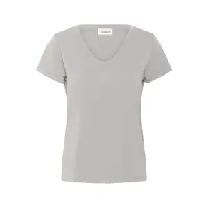 T-shirt com decote em V para mulher Soaked in Luxury Columbine image-0