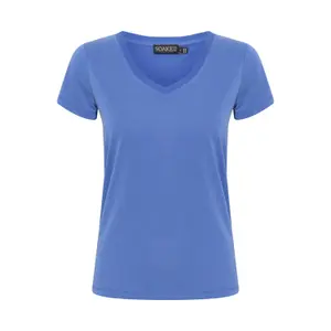 Dames-T-shirt met v-hals Soaked in Luxury Columbine image-0