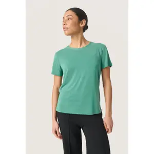 Camiseta de gola redonda para mulher Soaked in Luxury Columbine image-2