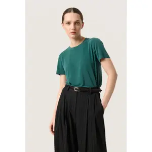 Camiseta de gola redonda para mulher Soaked in Luxury Columbine image-2