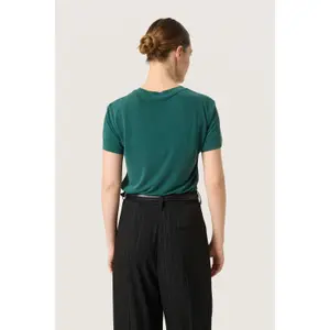 Camiseta de gola redonda para mulher Soaked in Luxury Columbine image-4