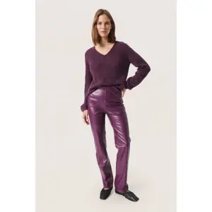 Camisola de manga comprida com decote em V para mulher Soaked in Luxury Tuesday image-2