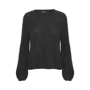 Camisola de manga comprida com decote em V para mulher Soaked in Luxury Tuesday image-0