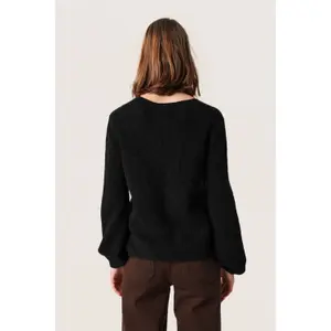 Camisola de manga comprida com decote em V para mulher Soaked in Luxury Tuesday image-5