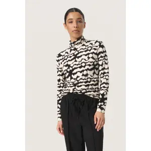 Jersey de cuello alto para mujer Soaked in Luxury Hanadi image-2