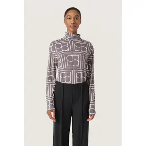 Jersey de cuello alto para mujer Soaked in Luxury Hanadi image-2