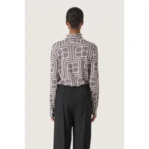 Jersey de cuello alto para mujer Soaked in Luxury Hanadi image-4